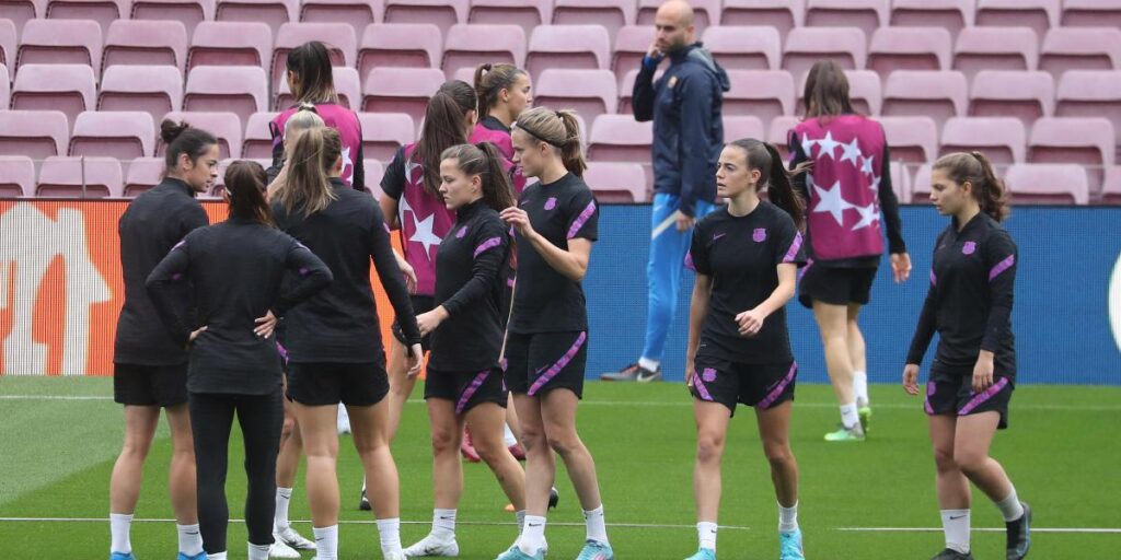 Las jugadoras azulgrana vuelven al Camp Nou