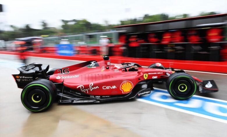 Leclerc y Sainz, al frente antes de la clasificación
