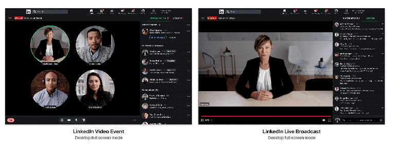 LinkedIn está lanzando eventos de audio interactivos al estilo Clubhouse este mes en versión beta;  una versión en video llegará esta primavera