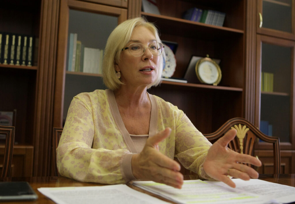 Liudmila Denisova, defensora del pueblo de Ucrania: “Rusia emplea las violaciones como arma de guerra”