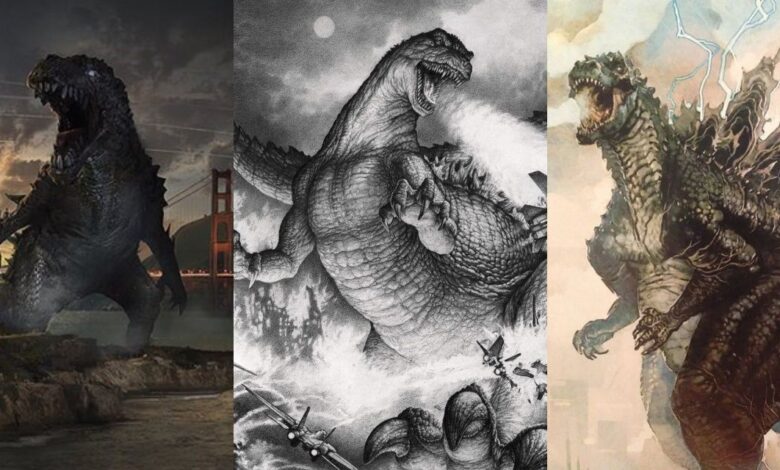 Los 10 mejores diseños conceptuales de Godzilla sin usar