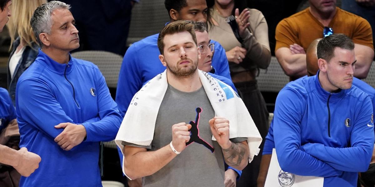 Los Mavs, optimistas de cara al retorno de Doncic para el tercer o cuarto partido