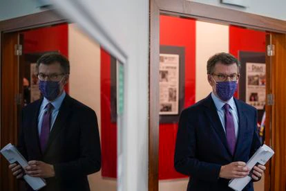 Feijóo, el pasado día 7 en La Moncloa.