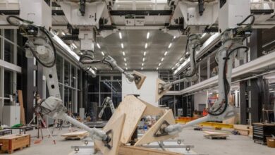 Los robots y la IA ayudan a diseñar y construir los "jardines colgantes" de la universidad suiza