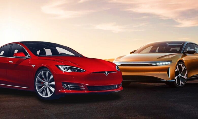 Lucid Air Dream Edition vs. Tesla Model S Plaid: cómo se comparan los dos vehículos eléctricos