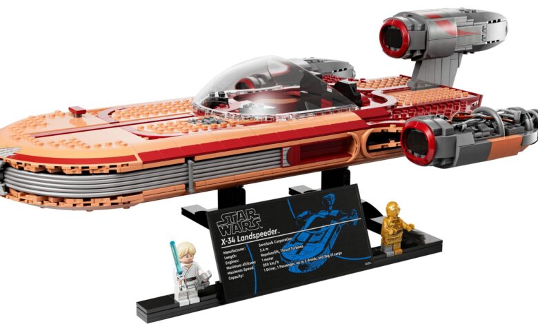 Luke's Landspeeder es el nuevo juego gigante de Star Wars de LEGO