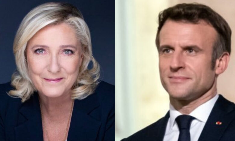 Macron disputará la presidencia de Francia con Marine Le Pen en segunda vuelta