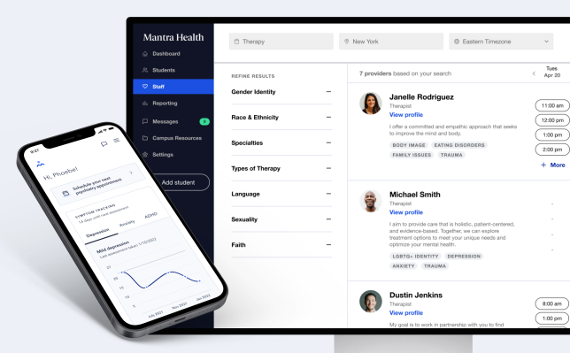 Mantra Health recauda $ 22 millones para escalar su clínica digital de salud mental para adultos jóvenes