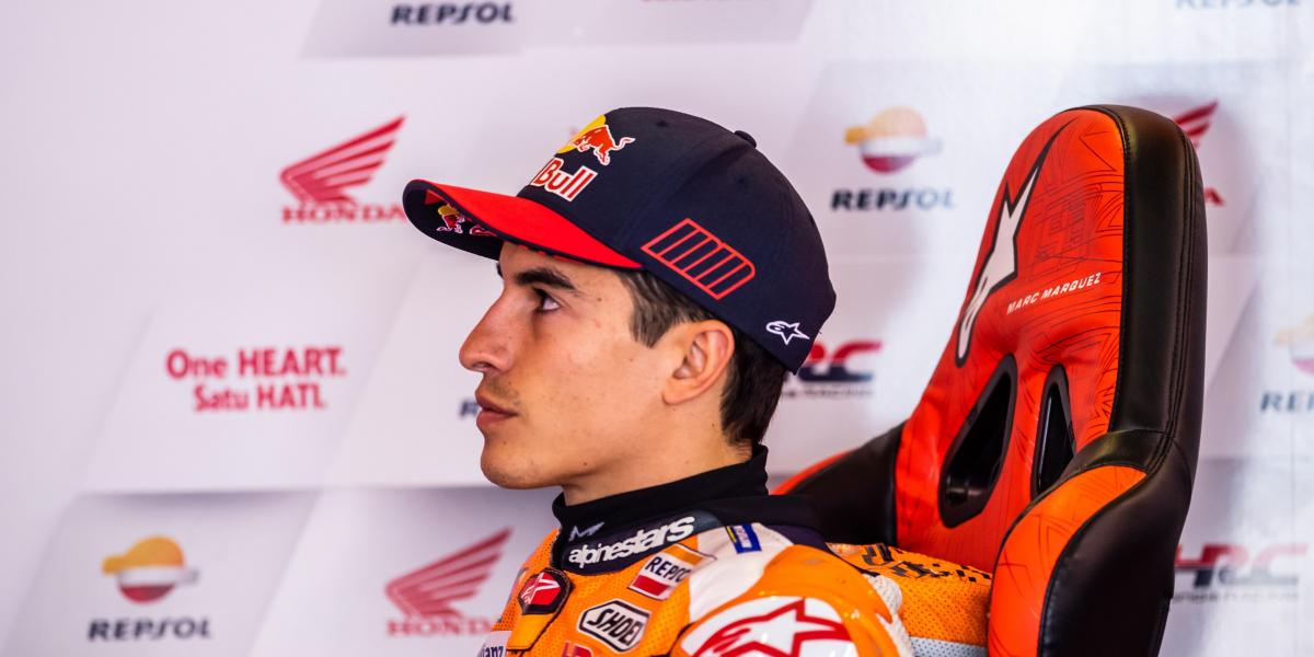 Marc Márquez: "Nunca me había caído dos veces en la misma vuelta"