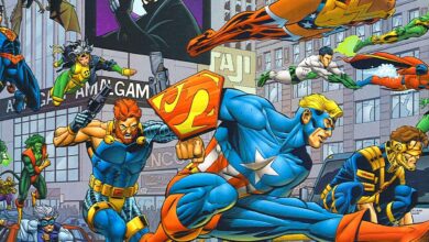 Marvel/DC Art finalmente les da a los fanáticos los héroes de Amalgama que siempre merecieron