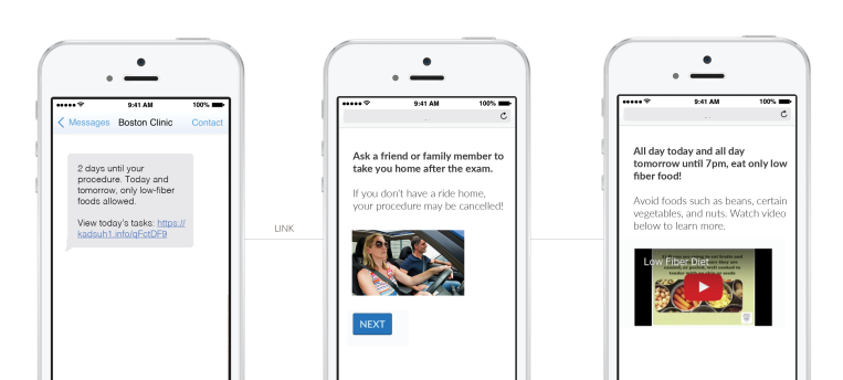 Medumo intenta encontrar la mejor manera de animar a los pacientes a prepararse para los procedimientos