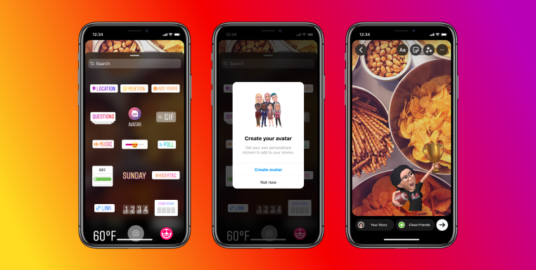 Meta trae avatares 3D a Instagram, lanza nuevas opciones para Facebook y Messenger