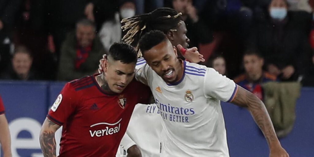 Militao y Nacho no jugarán por sanción ante el Espanyol en el Bernabéu