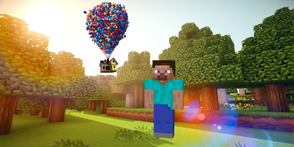 Minecraft Build recrea la casa voladora de Pixar's Up