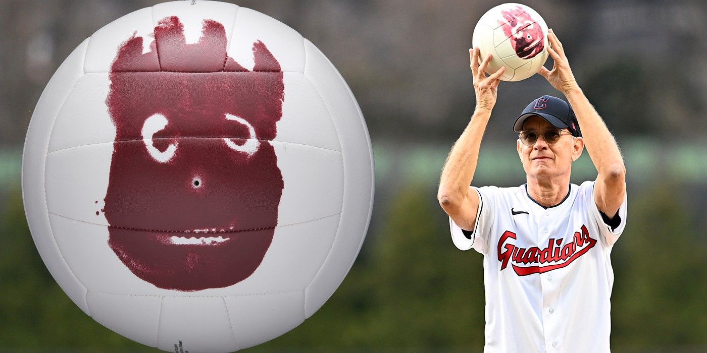 Mire a Tom Hanks lanzar el primer lanzamiento para Cleveland con Wilson de Cast Away