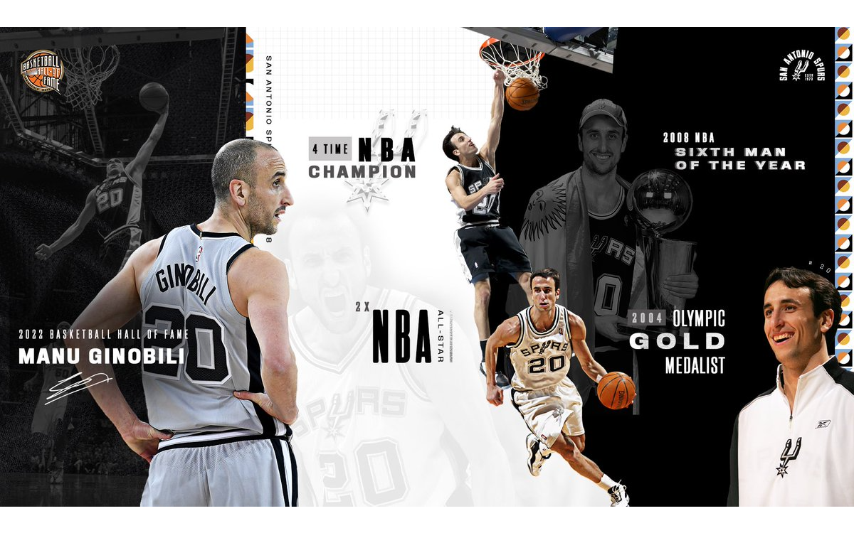 NBA: Manu Ginóbili será un nuevo inquilino en el Salón de la Fama | Video