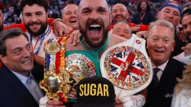 Necesita Tyson Fury sólo seis rounds para acabar con Dillian Whyte en Wembley | Video
