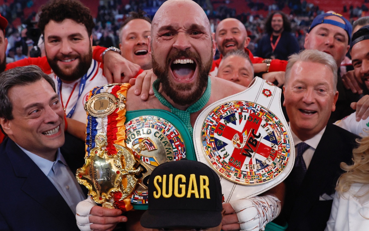 Necesita Tyson Fury sólo seis rounds para acabar con Dillian Whyte en Wembley | Video