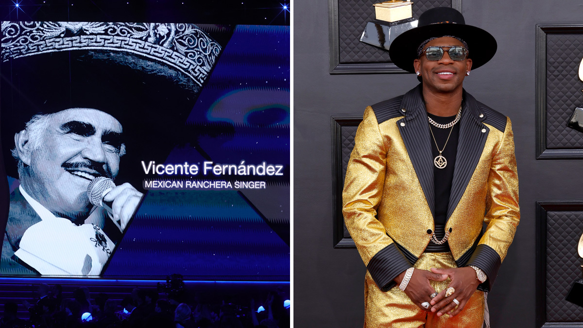 “No pudo venir hoy”, el error de presentador al hablar de Vicente Fernández en los Grammy