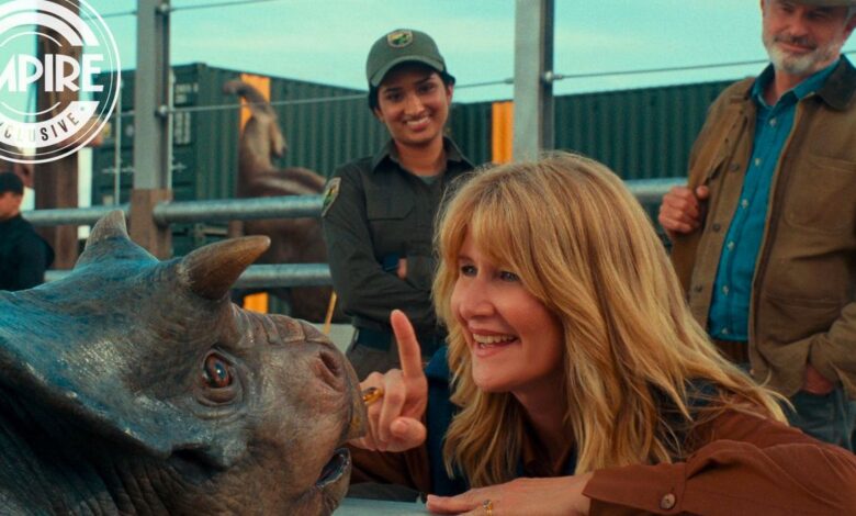 Nueva imagen de Jurassic World Dominion muestra a Laura Dern con un dinosaurio bebé