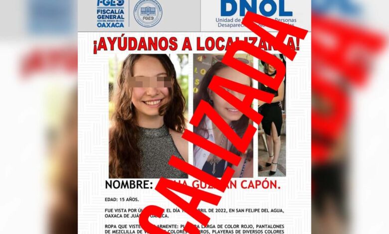 Oaxaca: Tras aparecer con vida adolescente Aisha, la criminalizan en redes y medios