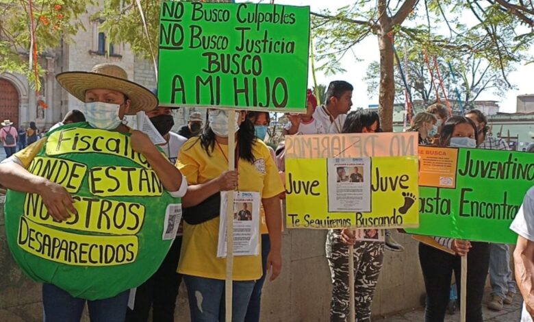 Oaxaca no está exenta de desapariciones, afirman madres buscadoras