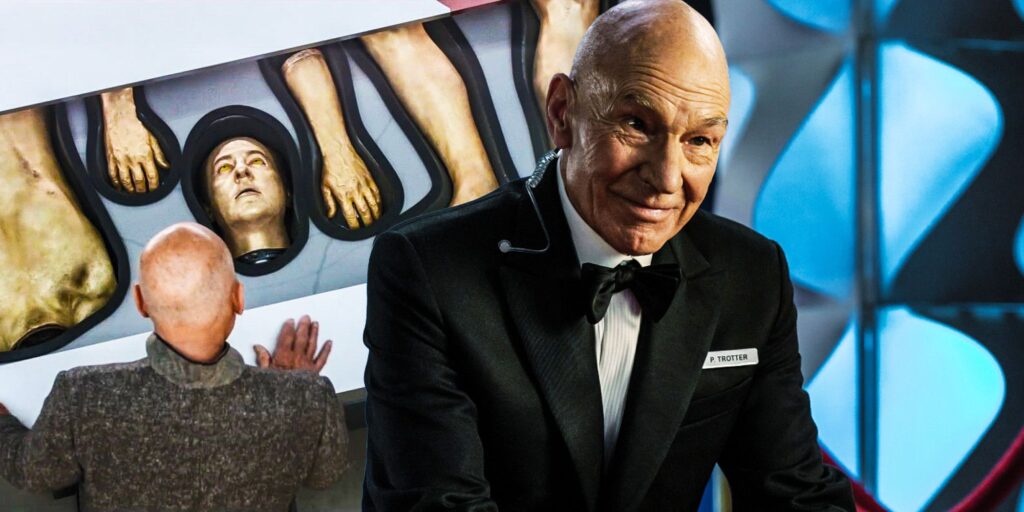 Picard explica en qué se diferencia el cuerpo de Android de Jean-Luc del de Data