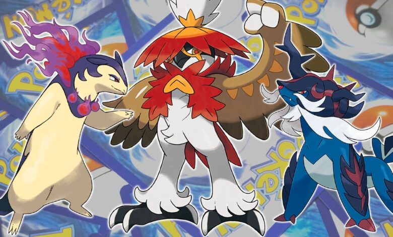 Pokémon TCG: Astral Radiance's Hisuian Starter Evolution Cards reveladas