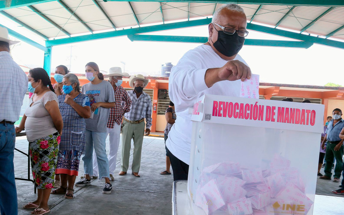 Propone Tribunal Electoral declarar inválida la revocación de mandato