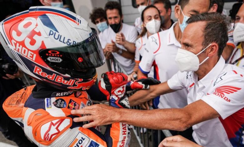 Puig, el primer fan de Márquez: “Es un piloto que está un paso por encima de los demás”