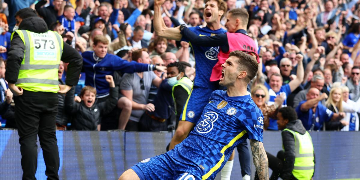 Pulisic sale al rescate del Chelsea en el 90'