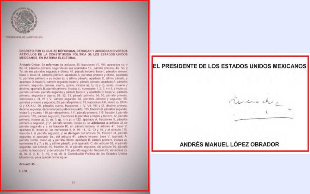 Reforma electoral: el texto completo, el resumen y los principales puntos