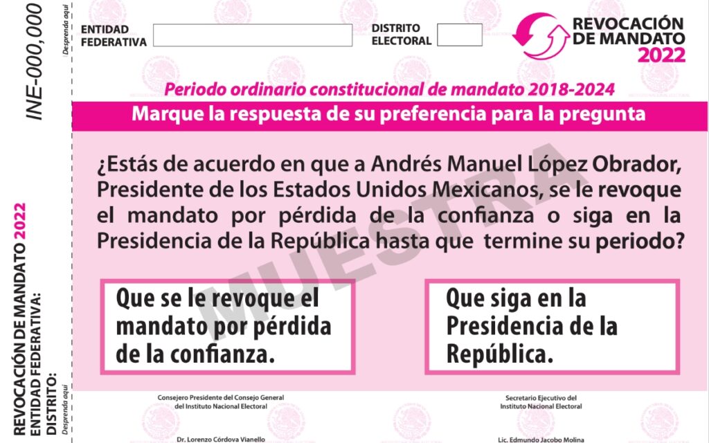 Revocación de Mandato | Así puedes ubicar tu casilla