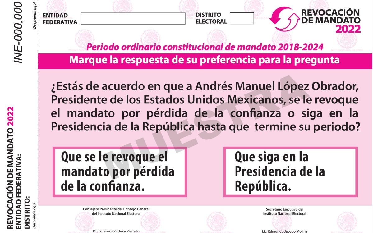Revocación de Mandato | Así puedes ubicar tu casilla