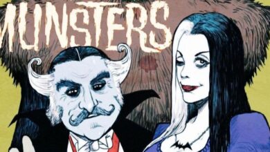 Rob Zombie aprueba el fan art de Munsters que representa a Herman, Lily y el abuelo