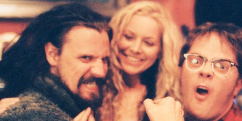 Rob Zombie comparte fotos de House of 1000 Corpses de BTS con Rainn Wilson de The Office