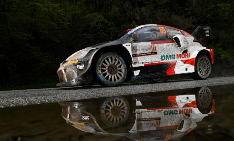 Rovanperä se exhibe bajo la lluvia en el primer día del Rally Croacia
