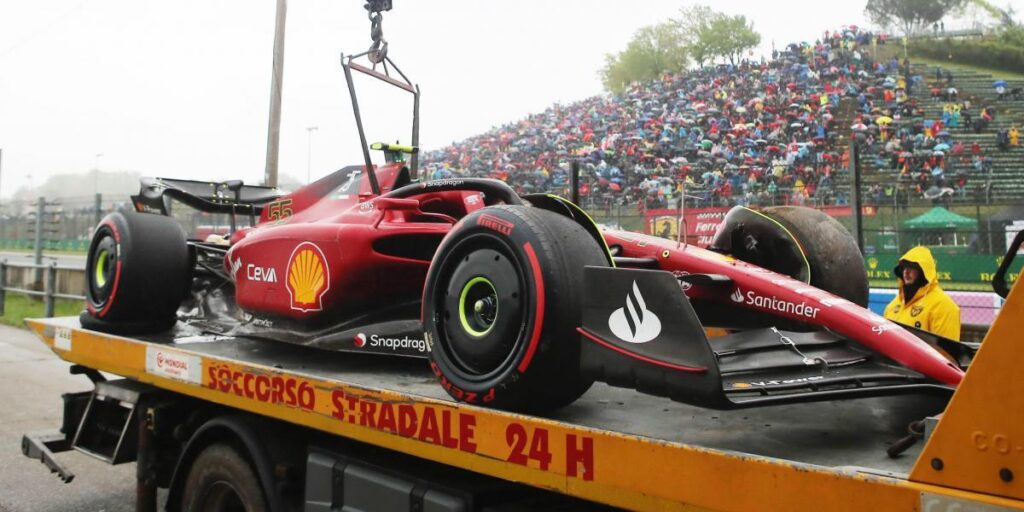 Sainz: "Es un error un poco raro, no iba al límite"