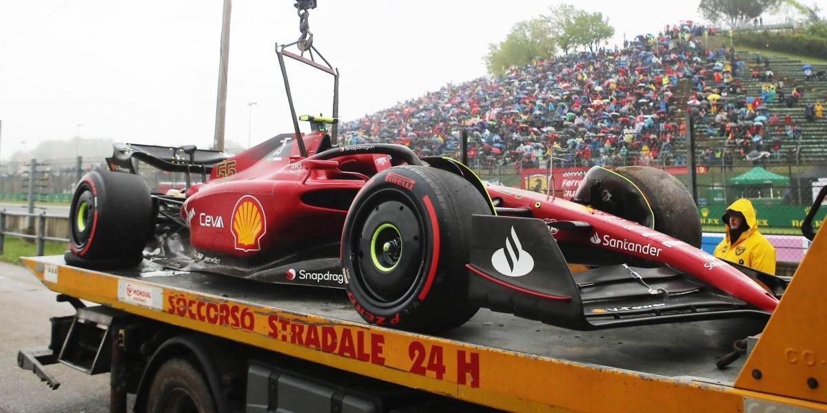 Sainz: "Es un error un poco raro, no iba al límite"