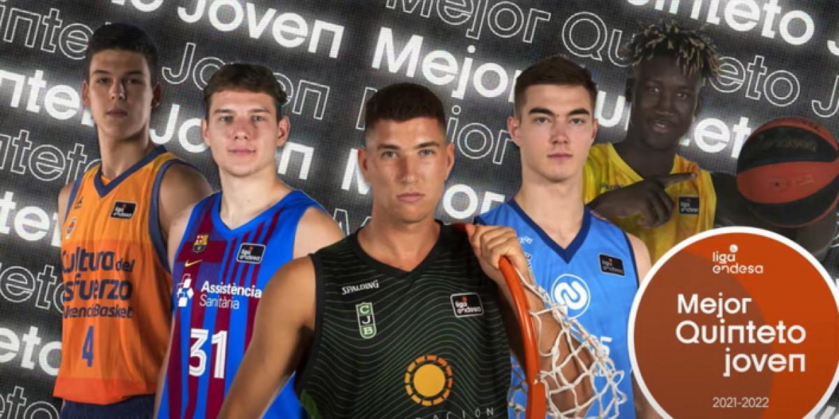 Samar, Jokubaitis, Parra, Pradilla y Diop, mejor quinteto joven de la Liga Endesa