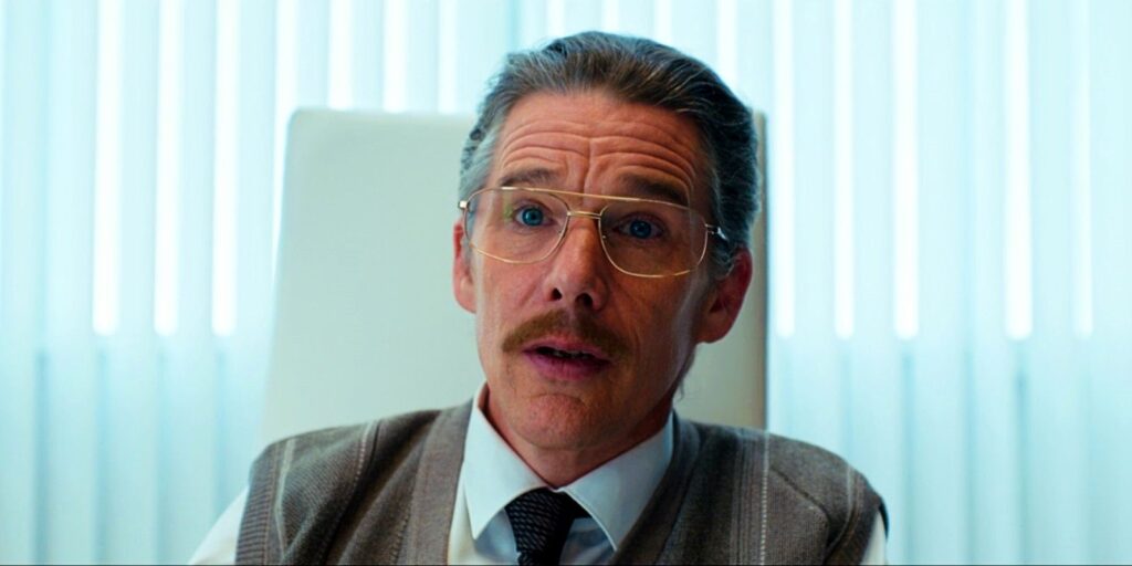 Se revela la inspiración de Ethan Hawke para la escena del psiquiatra Moon Knight