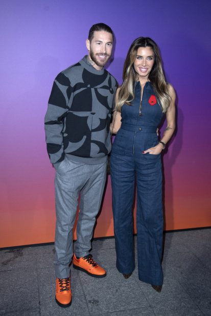 Sergio Ramos y Pilar Rubio posando / Gtres