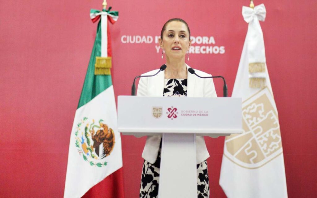 Sheinbaum acusa de a la traicionar a la patria a diputados del PRI, PAN, PRD y MC