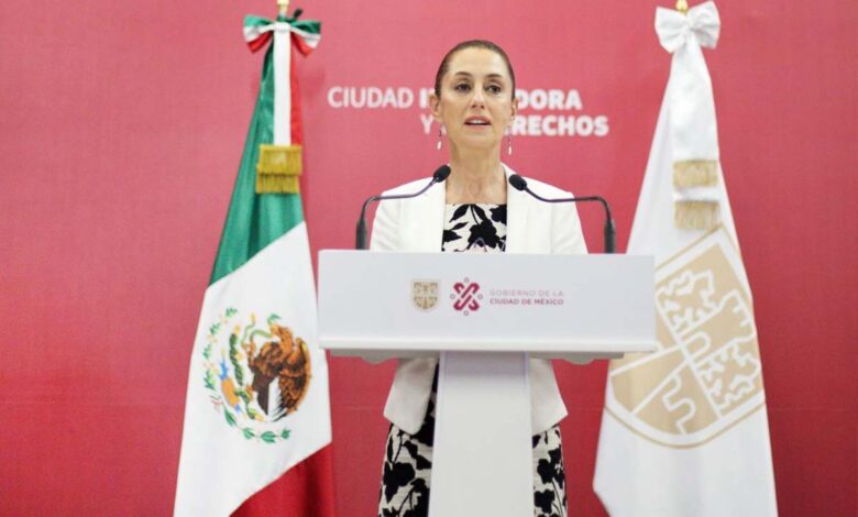 Sheinbaum acusa de a la traicionar a la patria a diputados del PRI, PAN, PRD y MC