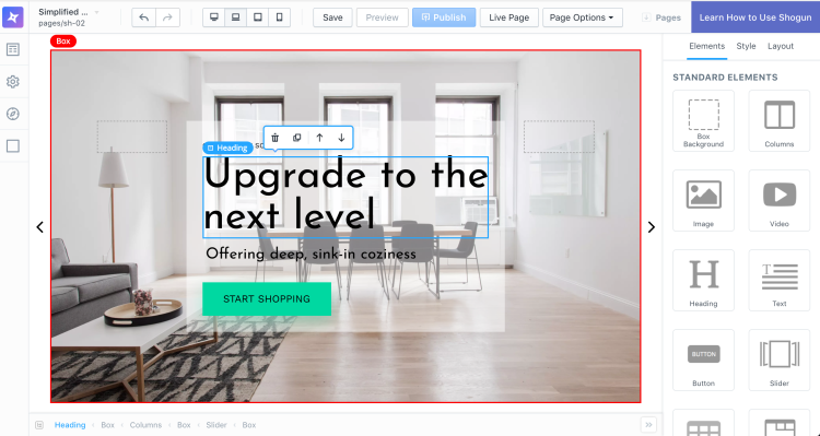 Shogun quiere ayudar a las empresas a construir fácilmente una mejor tienda en línea