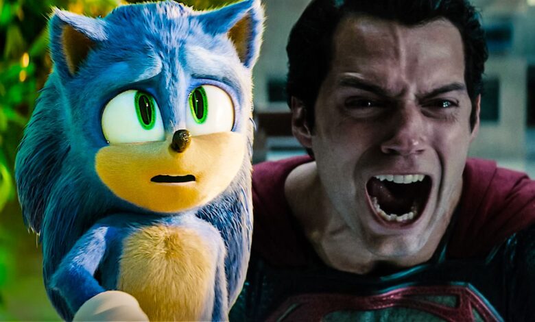 Sonic 2 recrea una controvertida escena del Hombre de Acero (y está de acuerdo con ella)