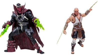 Spawn, Baraka y Nightwolf de MK11 inmortalizados en nuevas figuras de McFarlane