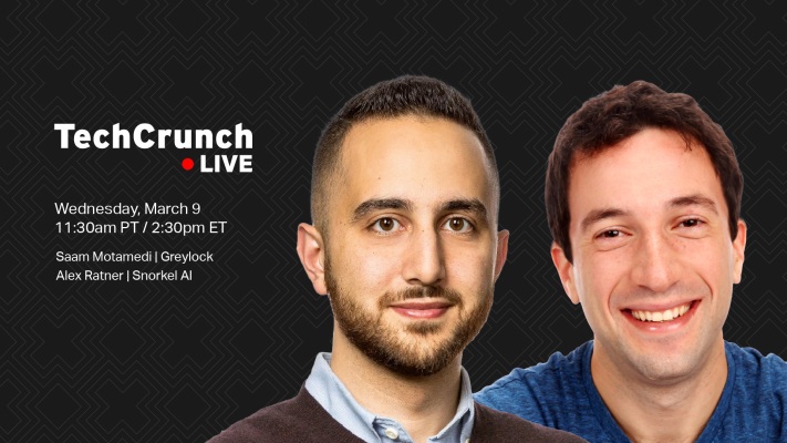 Escuche cómo Snorkel AI lanzó y ganó a Greylock en TechCrunch Live