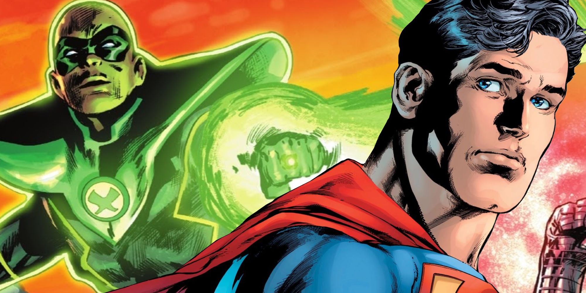 Superman no puede competir con el malvado Green Lantern de DC