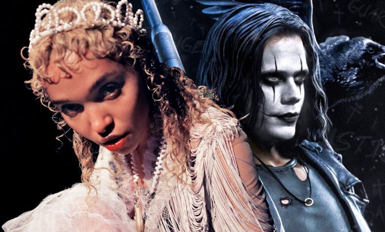 The Crow Reboot presenta al cantante británico FKA Twigs junto a Bill Skarsgard